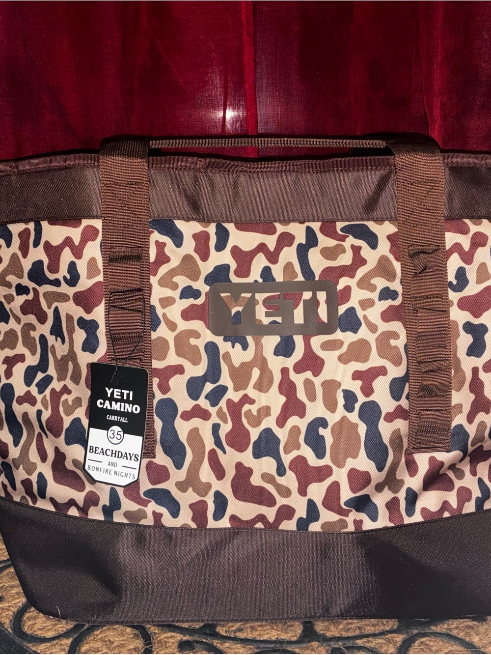 YETI Camino Carryall 35 Tote Bag – Wetlands Camo – NWT